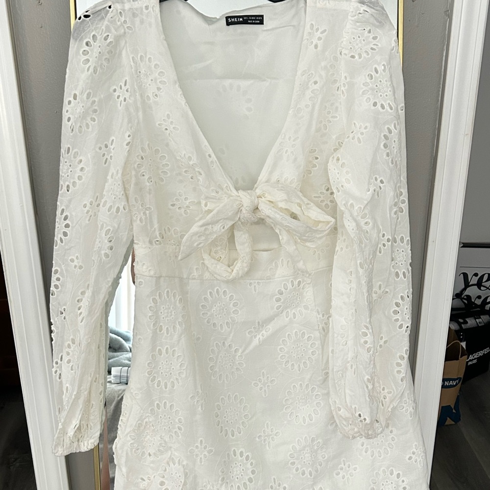 Shein White Dress